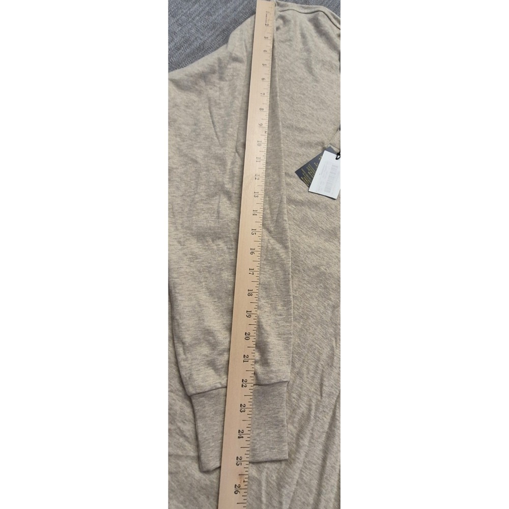 Polo Ralph Lauren men's M Long Sleeve Polo Shirt Classic Fit Tan 100% Cotton NWT - Picture 6 of 16